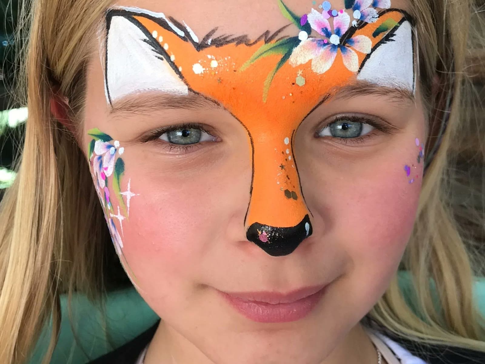 Copper Bloom Face Art — photo 2