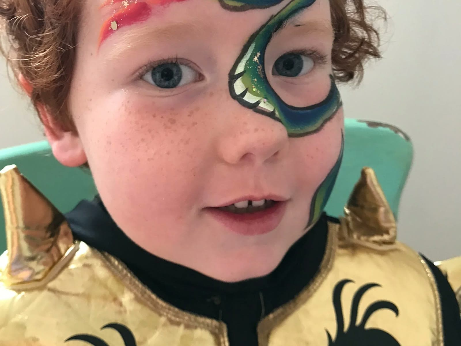 Copper Bloom Face Art — photo 3